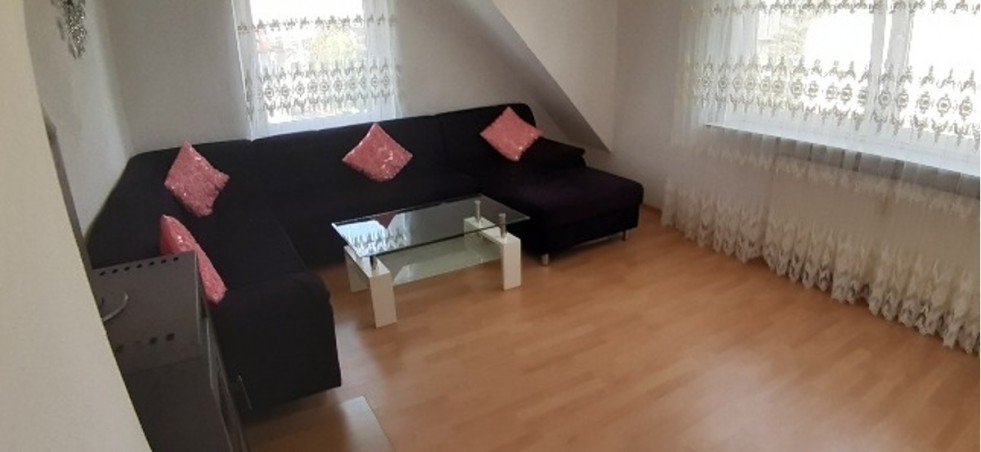 Wohnzimmer Dachgeschosswohnung Marktredwitz